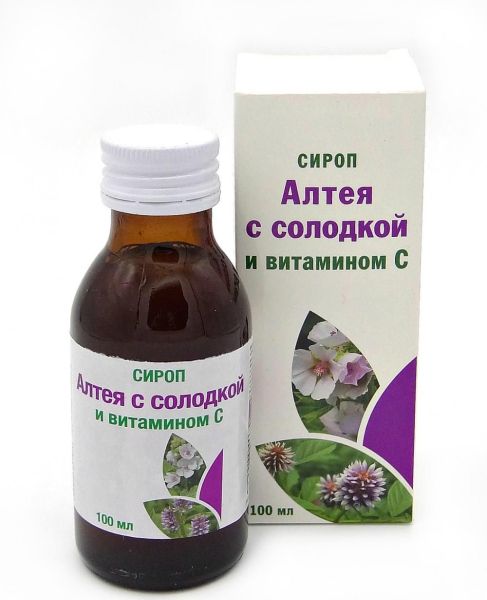 Изображение товара Сироп Алтея с солодкой и витамином С Биоинвентика 100мл Сироп Алтея с солодкой и витамином С Биоинвентика 100мл фотография