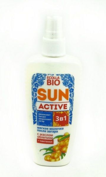 Sun Active Мягкое молочко 3в1 после загара 120 мл фотография