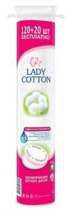 Ватные диски Lady Cotton 120+20шт