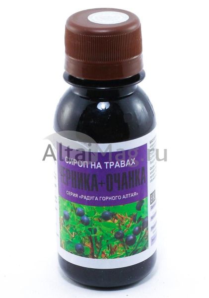 Изображение товара Сироп Очанка + Черника Сироп Очанка + Черника фотография