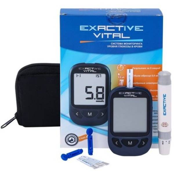 Изображение товара Набор Глюкометр Exactive Vital Набор Глюкометр Exactive Vital фотография