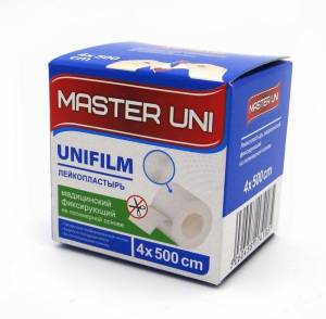 Лейкопластырь Master Uni Unifilm 4*500 полимерная основа