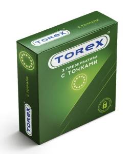 Презервативы Torex с точками 3шт