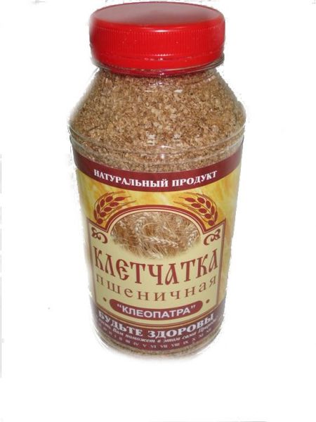 Изображение товара Клетчатка пшеничная клеопатра, 270 г Клетчатка пшеничная клеопатра, 270 г фотография